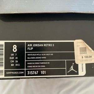 Air Jordan Retro 3 “Flip”